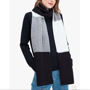 NWT Kate Spade Colorblock Scarf